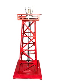 Vintage Lionel No. 494 Metal Red-painted Beacon in Original Box