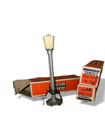 3 Vintage Lionel Lamp Post No. 71 O-gauge Metal