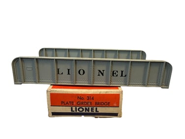 Vintage Lionel Plate Girder Bridge No.314 All-metal