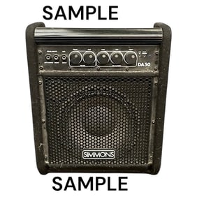 Simmons DA50. 50watt drum amplifier unopened in original box