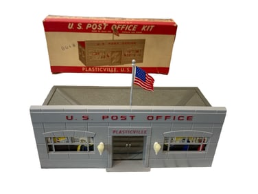 Vintage Plasticville U. S. Post Office Kit