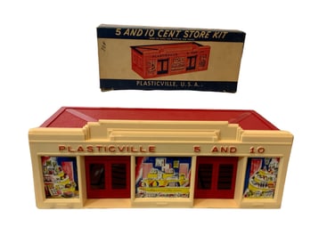 Vintage Plasticville 5 and 10