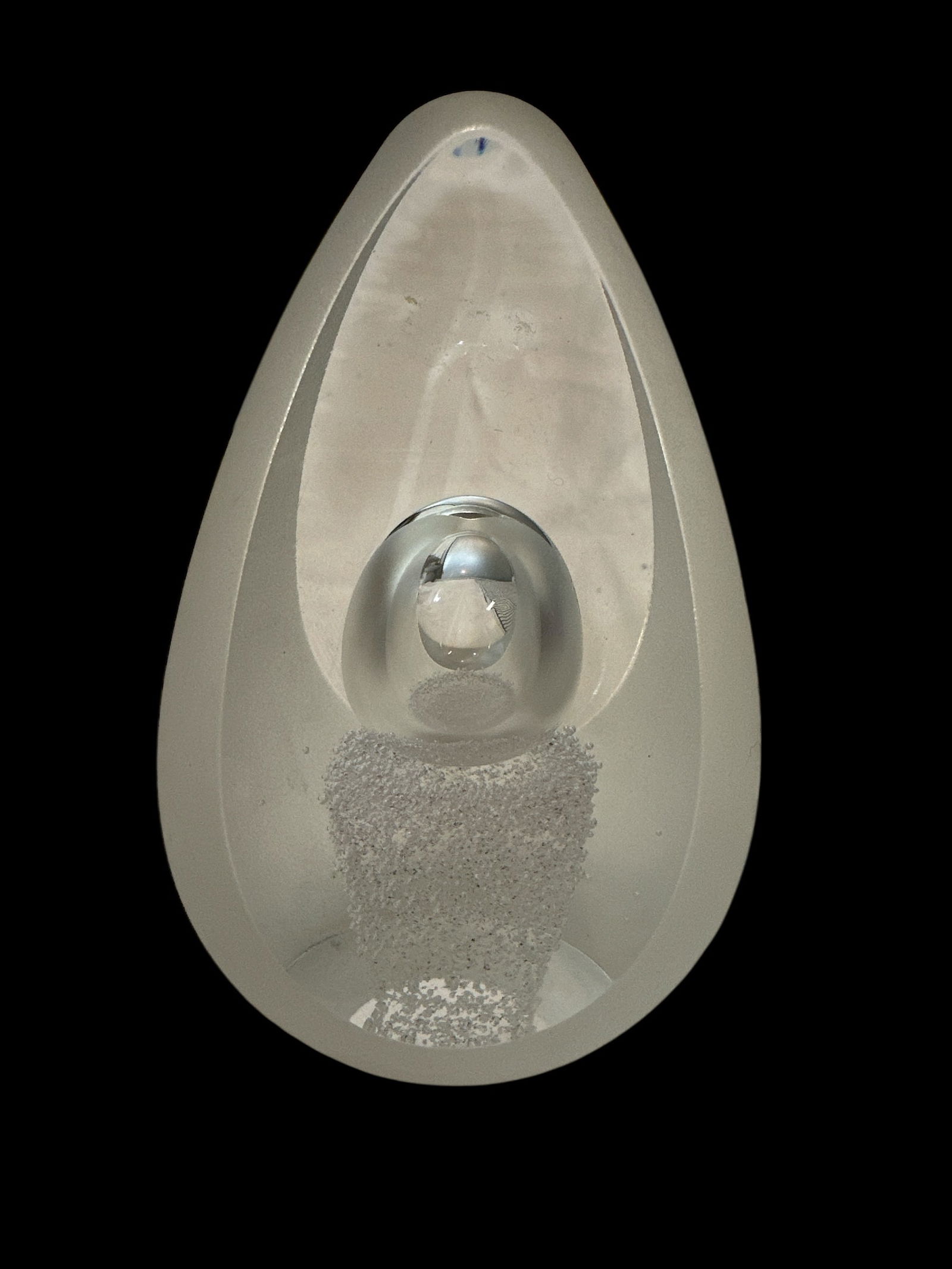 Glass Paperweight w/ Polished Viewing Windows (1 of 7)