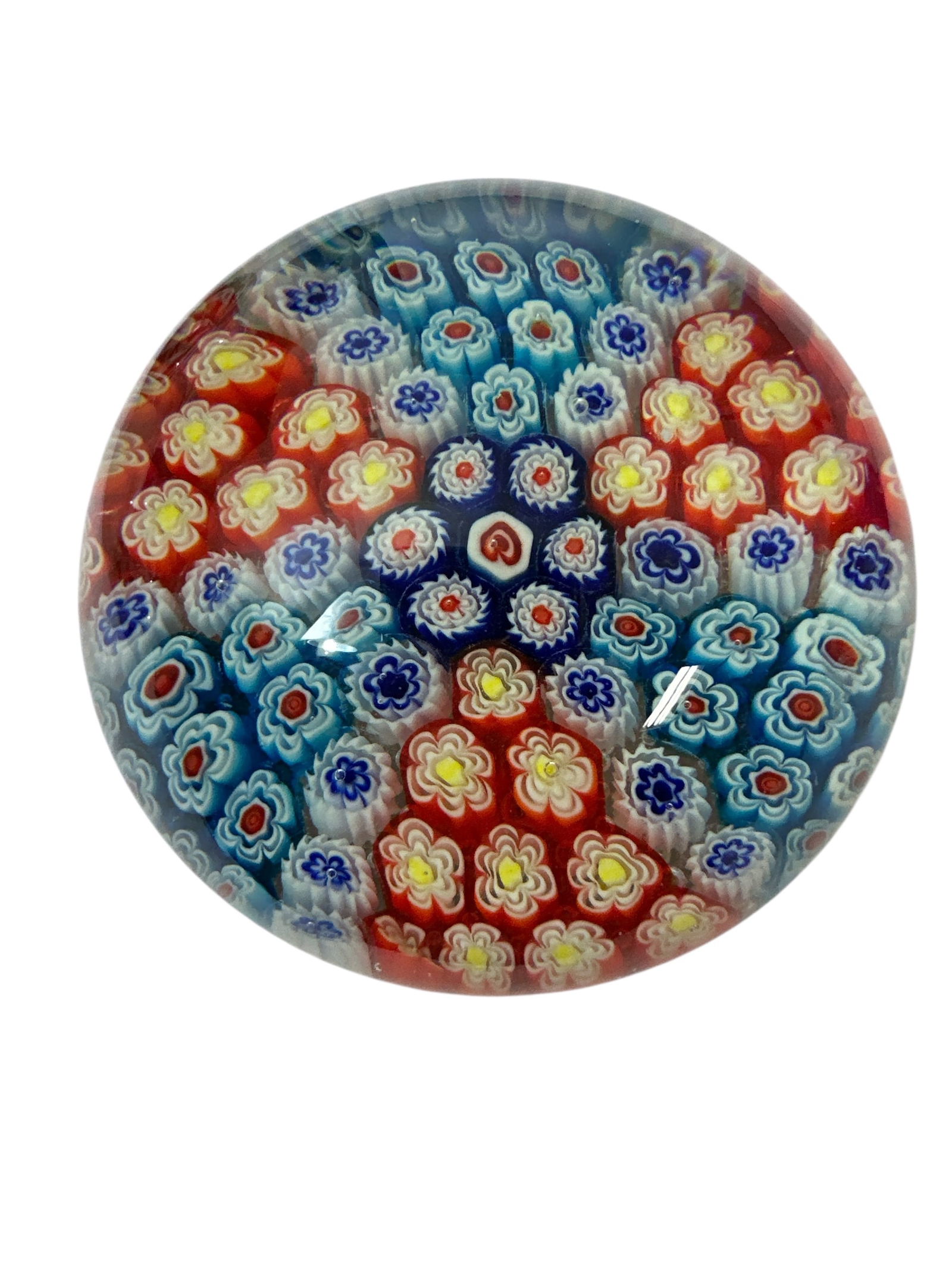 Murano Millifiori Design Glass Paperweight (1 of 3)