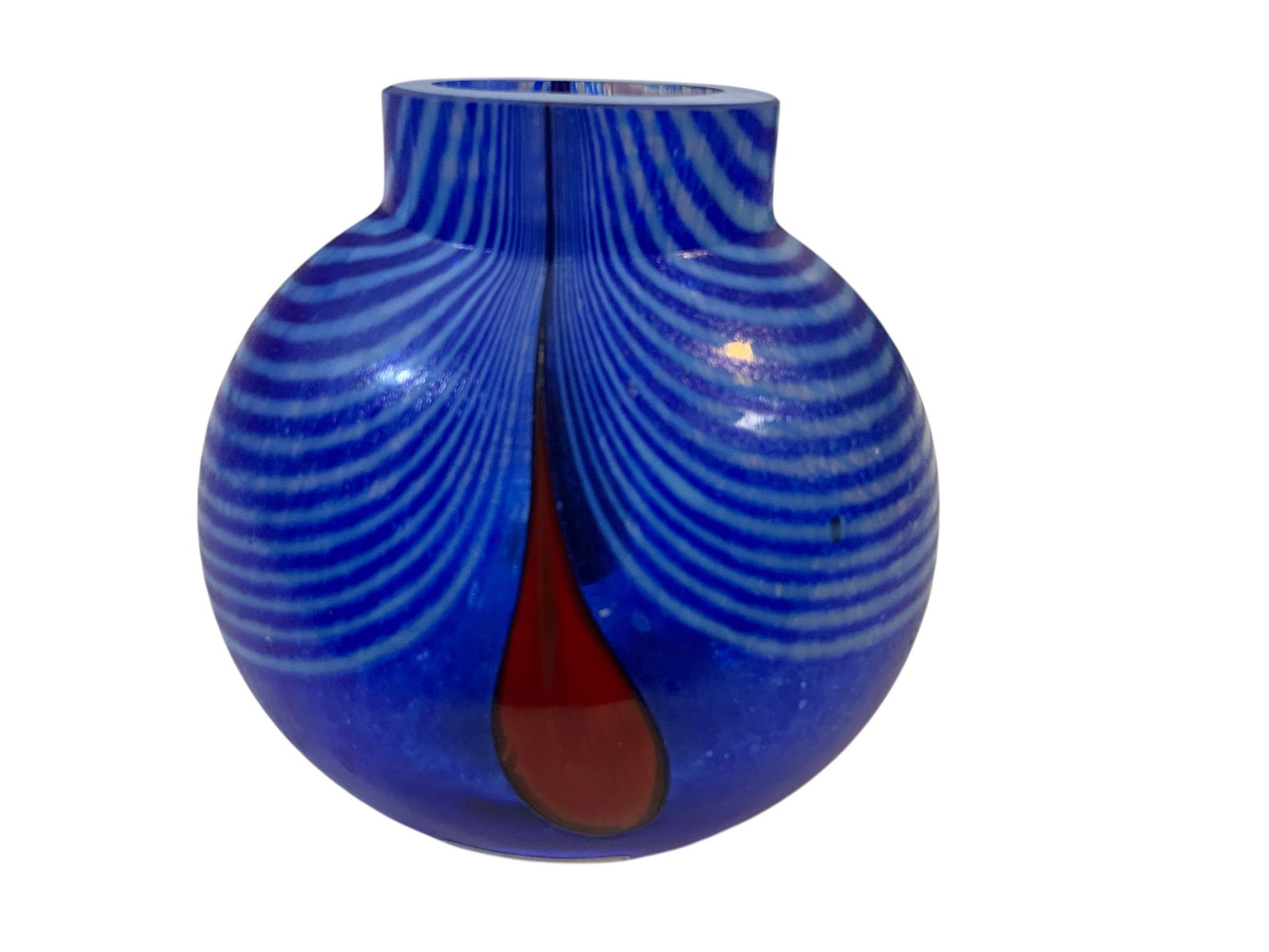 Kosta Boda Art Glass 3 1/2” Vase Atelier By Bertil Vallien (1 of 4)