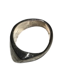 Diagonal Slash Sterling Silver 925 Ring