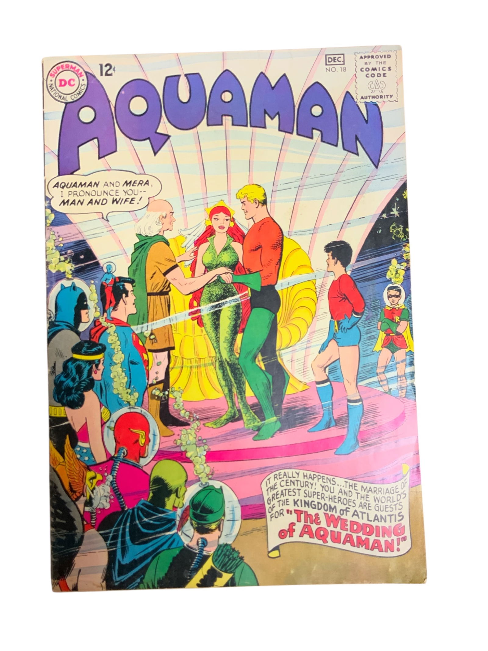 Aquaman Comic 12cent Dec NO. 18 1964 (1 of 3)