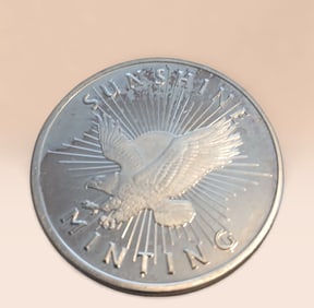 999 Fine Silver Sunshine Mint 1 oz silver round