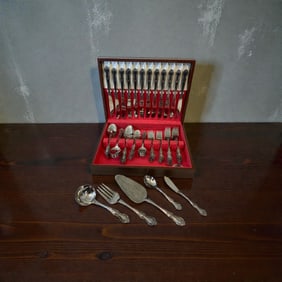 Easterling Stainless Flatware Valhalla service for 12 Boxed