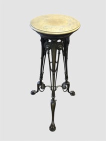 19th century Bronze revolving Statue Pedestal Attributed to Georges Emile-Henri Servant