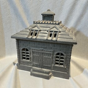 Vintage Cast Iron Still Coin Bank