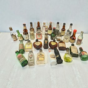 Vintage Miniature Liquor Bottles