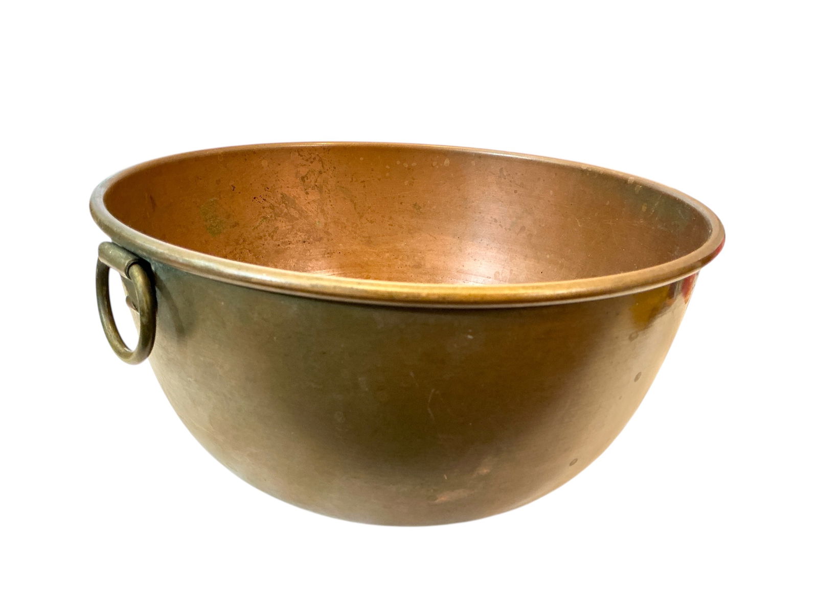 Large Copper Mixing Bowl Rounded Bottom (1 of 3)