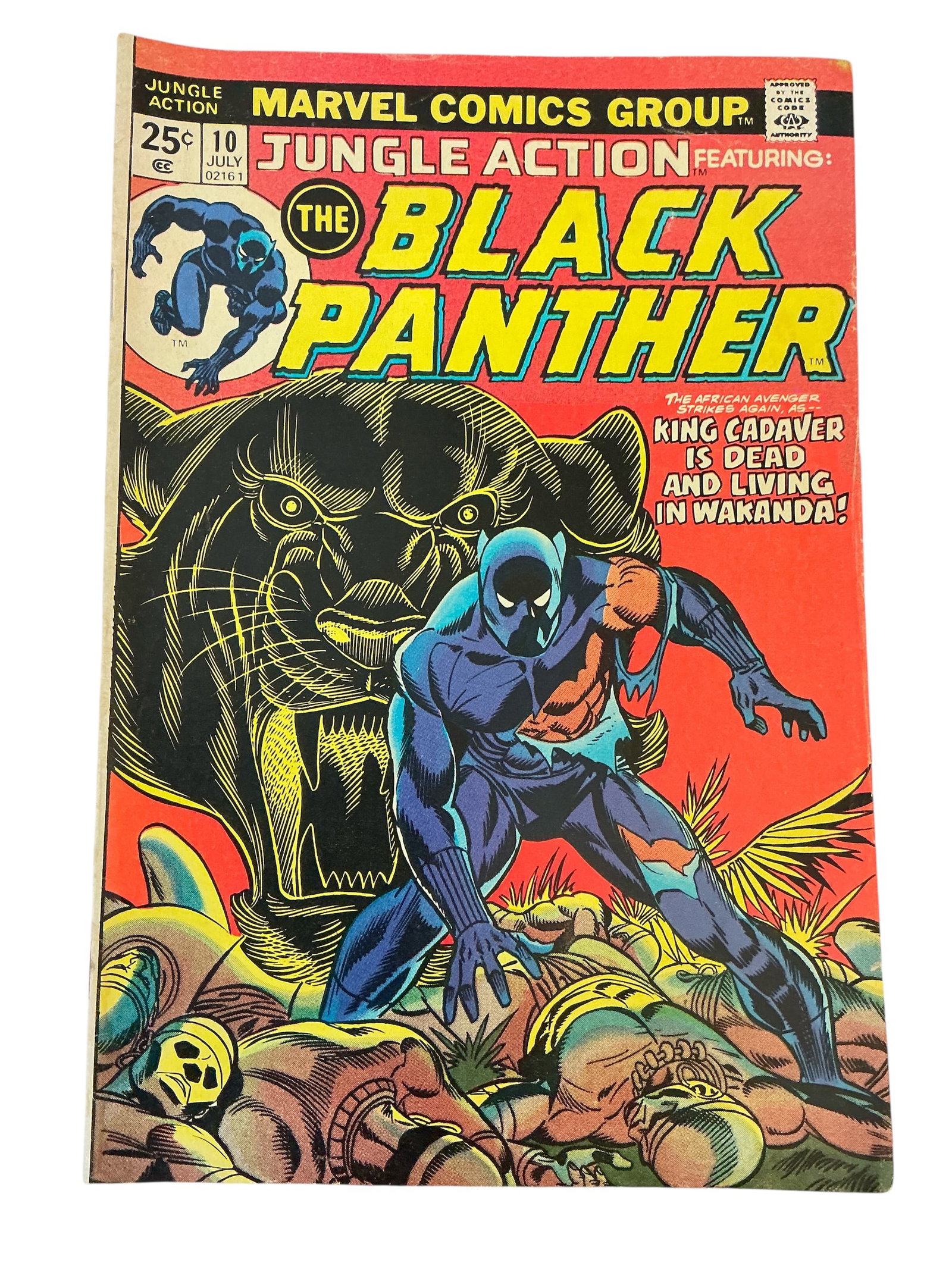 1974 Marvel Comic Book The Black Panther July 10 (1 of 6)