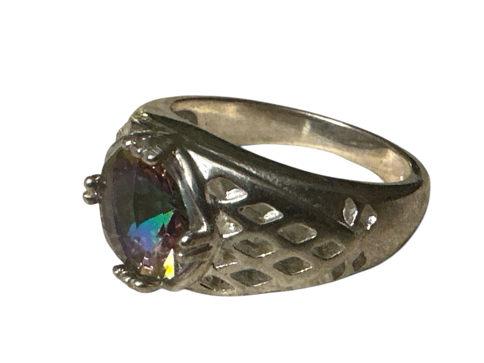 Sterling Silver Statement Ring size 7.5 (1 of 4)