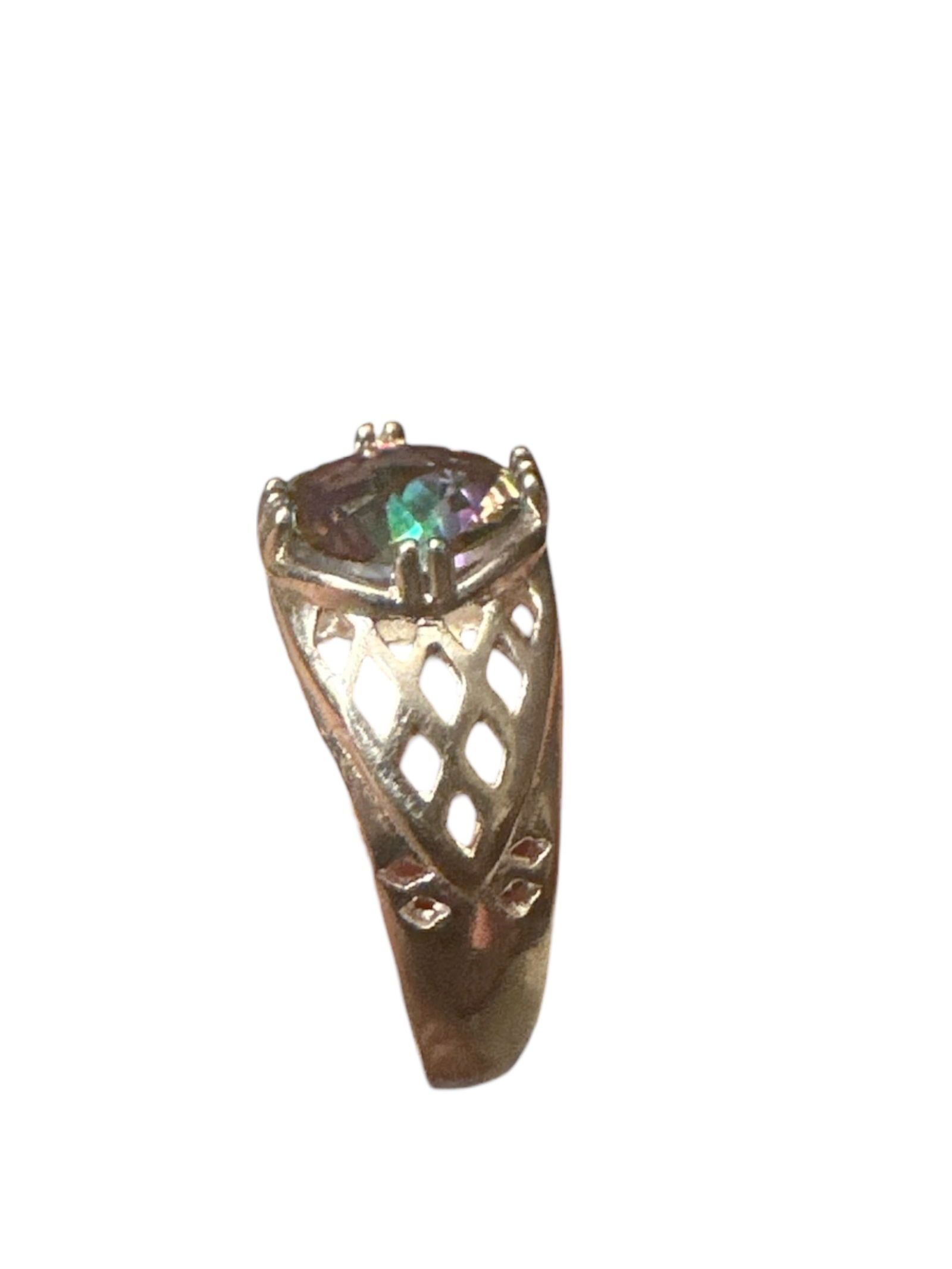 Sterling Silver Statement Ring size 7.5 - 3