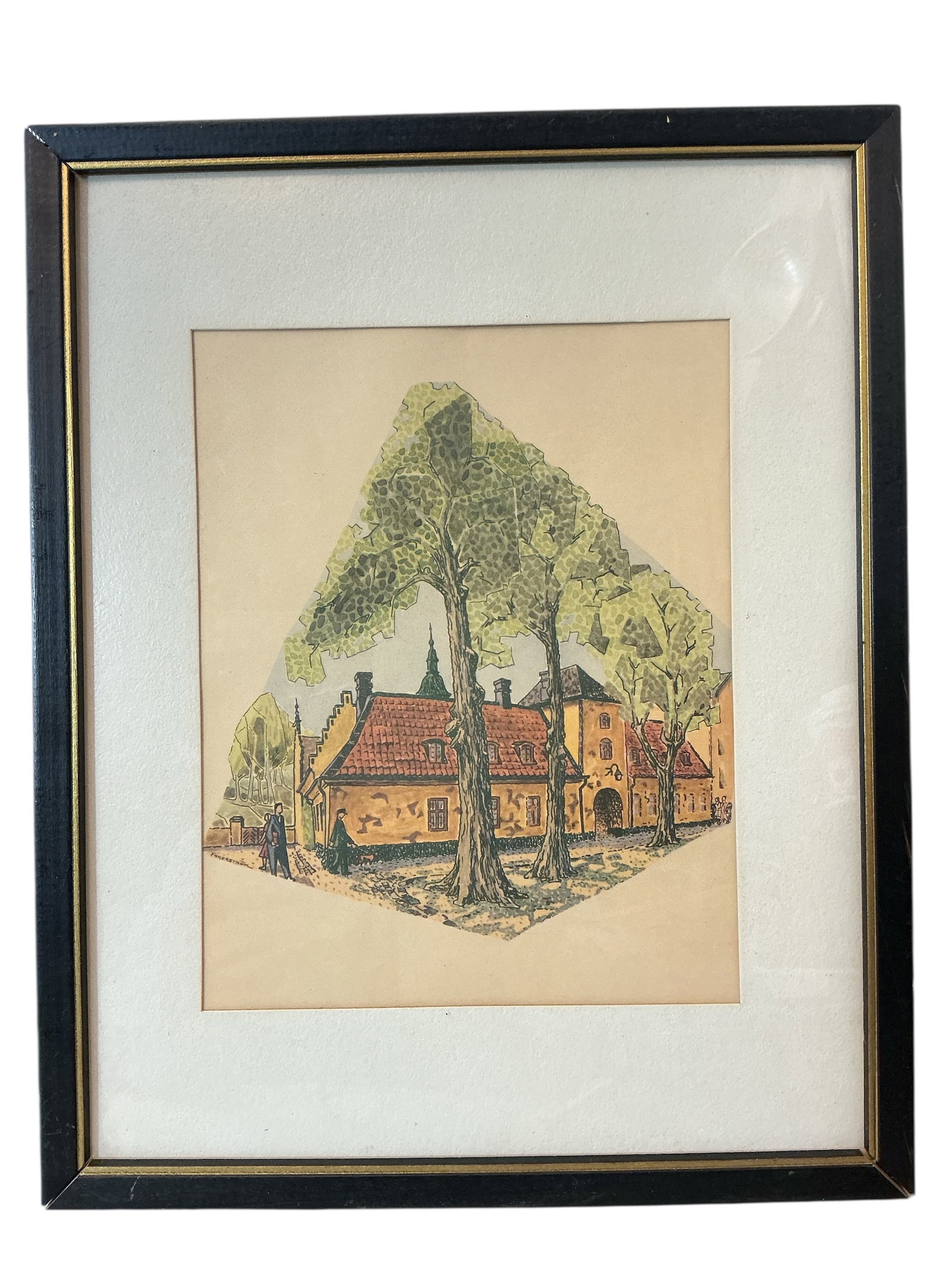 Framed Print Hans Fagerstrom House on a Corner Lot (1 of 4)