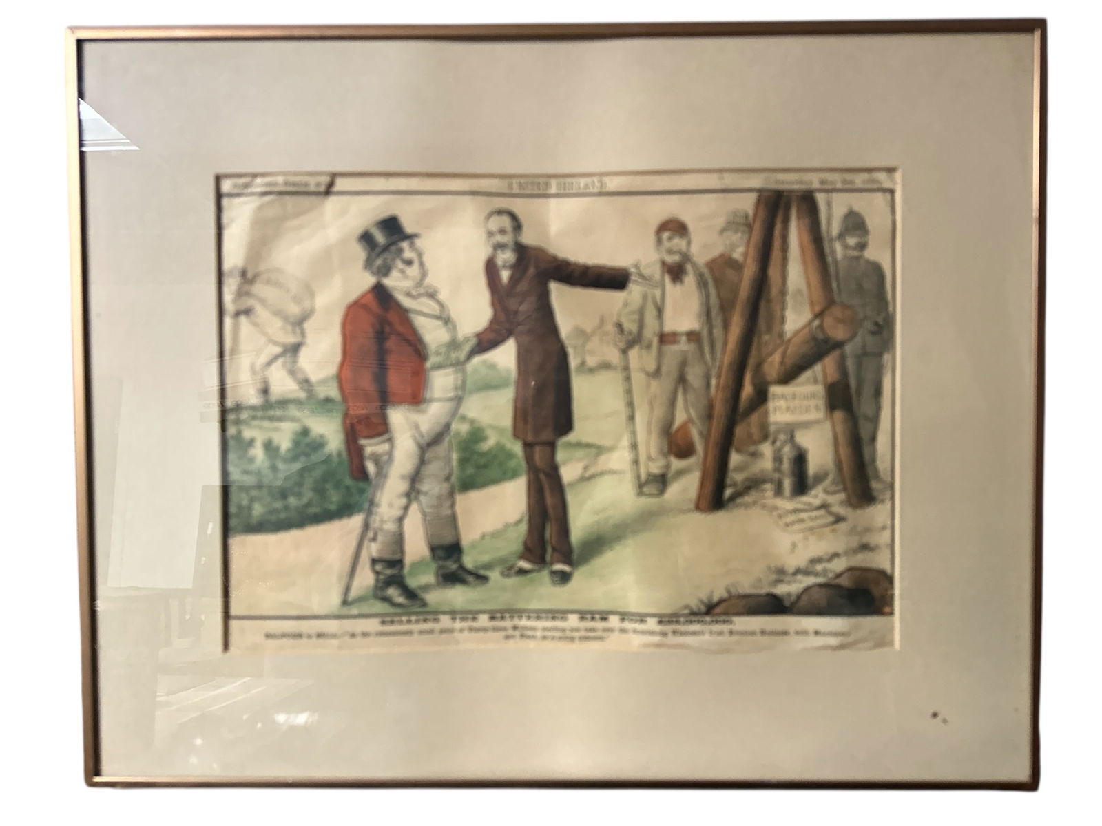 Framed Print United Ireland Supplement SELLING THE BATTERING RAM (1 of 4)