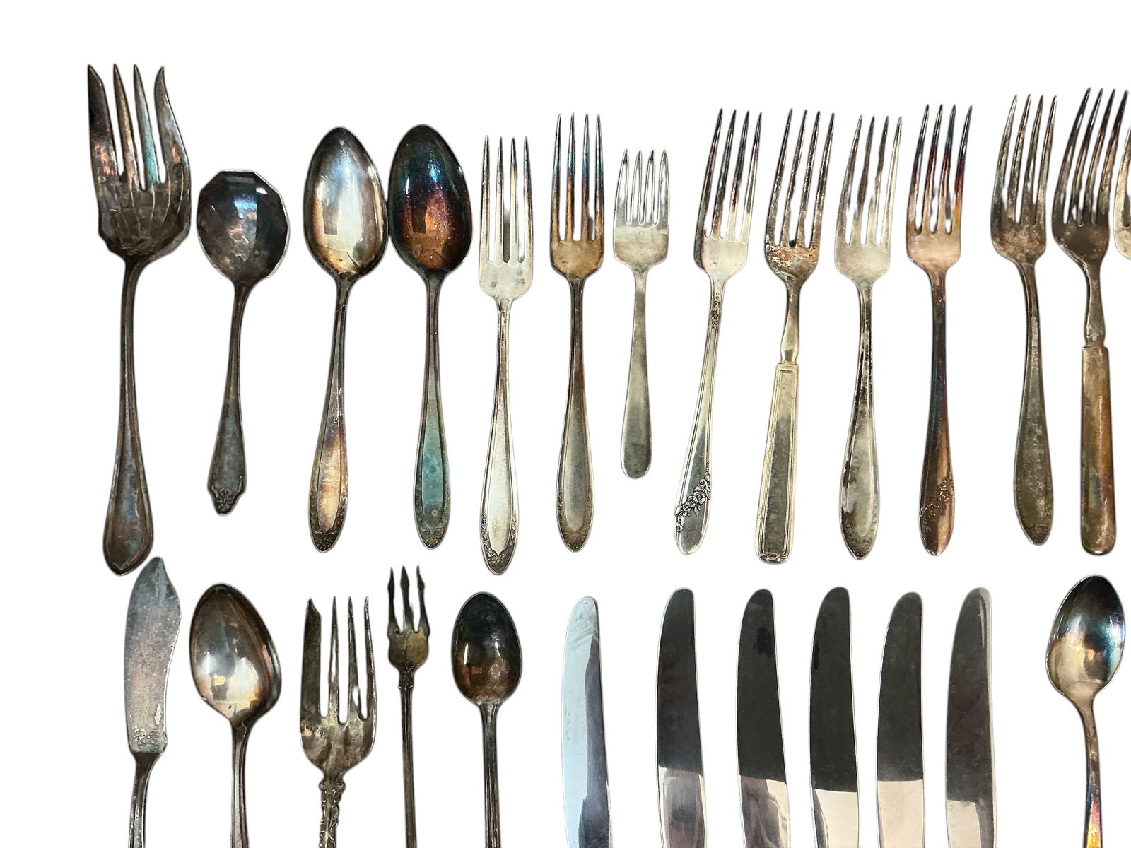 65pc Silverplate Flatware and Serving - 2