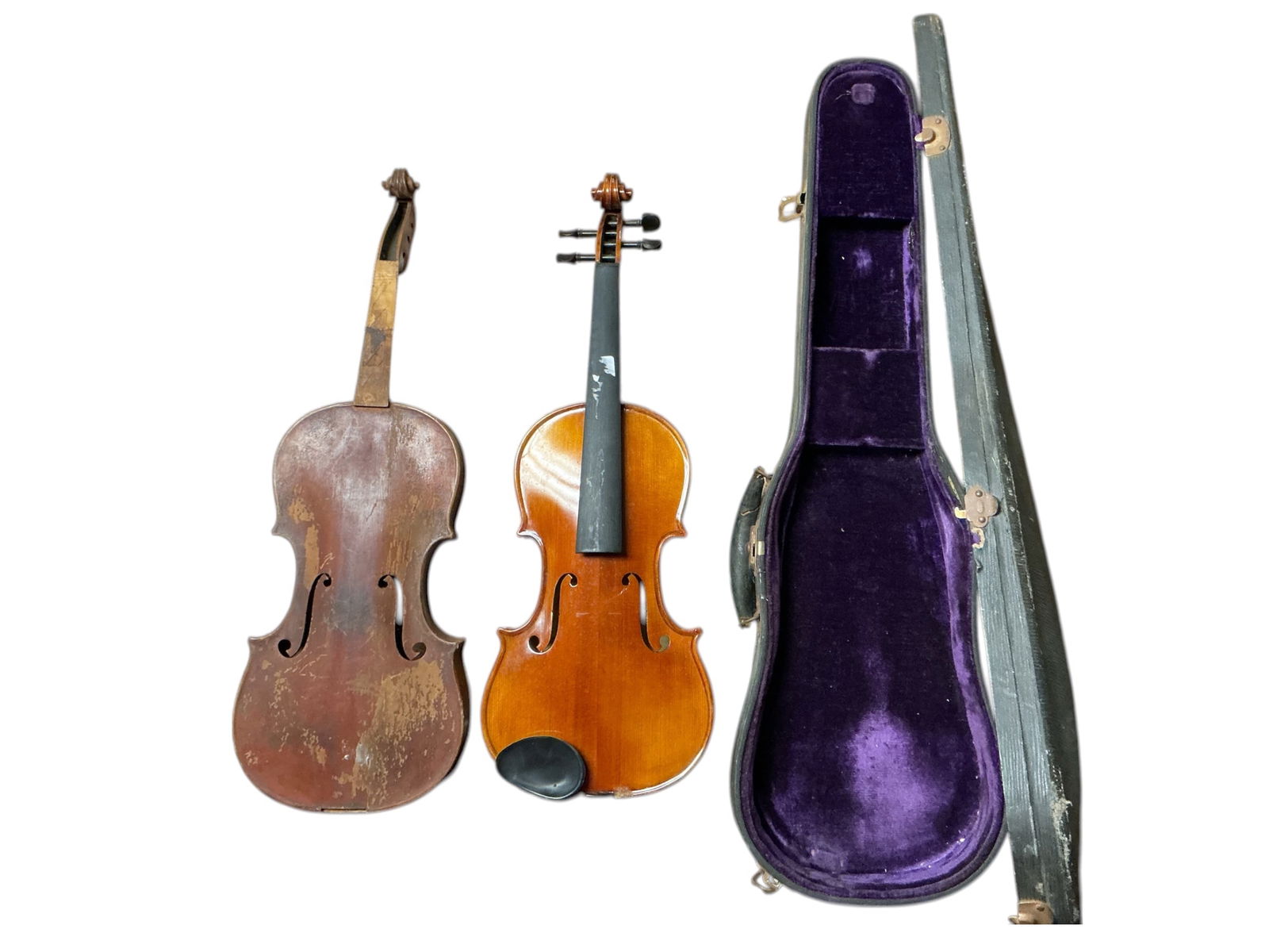 2 Violin Bodies, 1 Case (1 of 11)