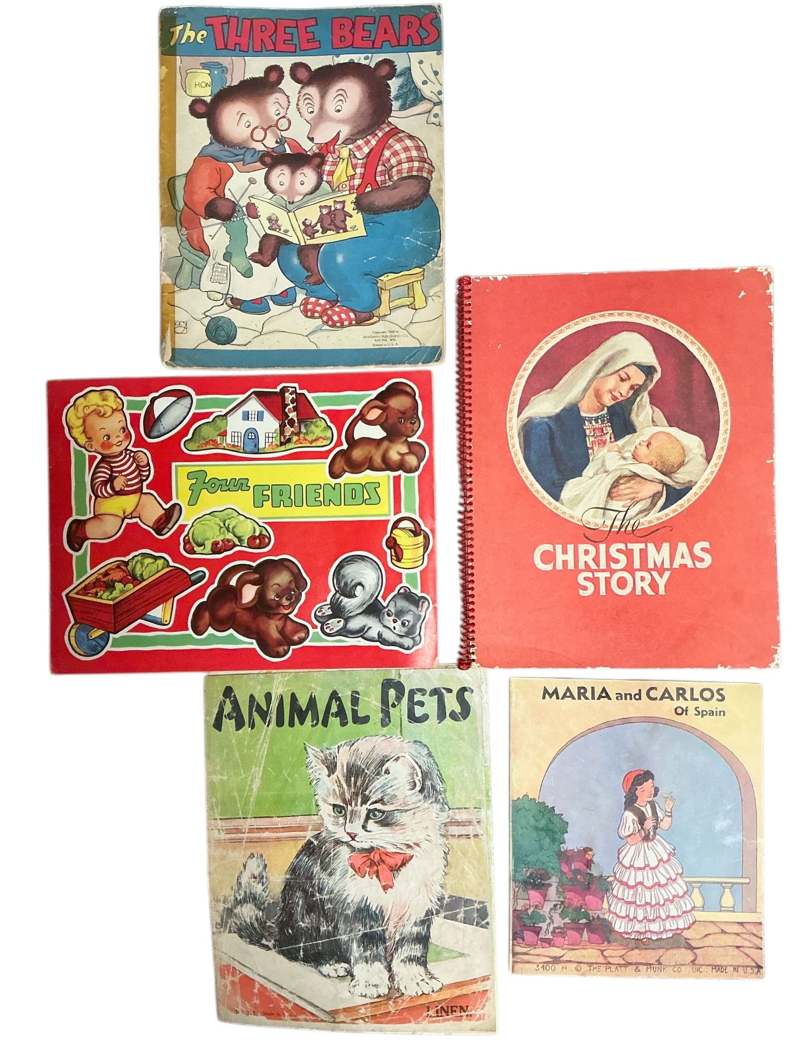 Vintage Children's Books and Stickers (1 of 6)