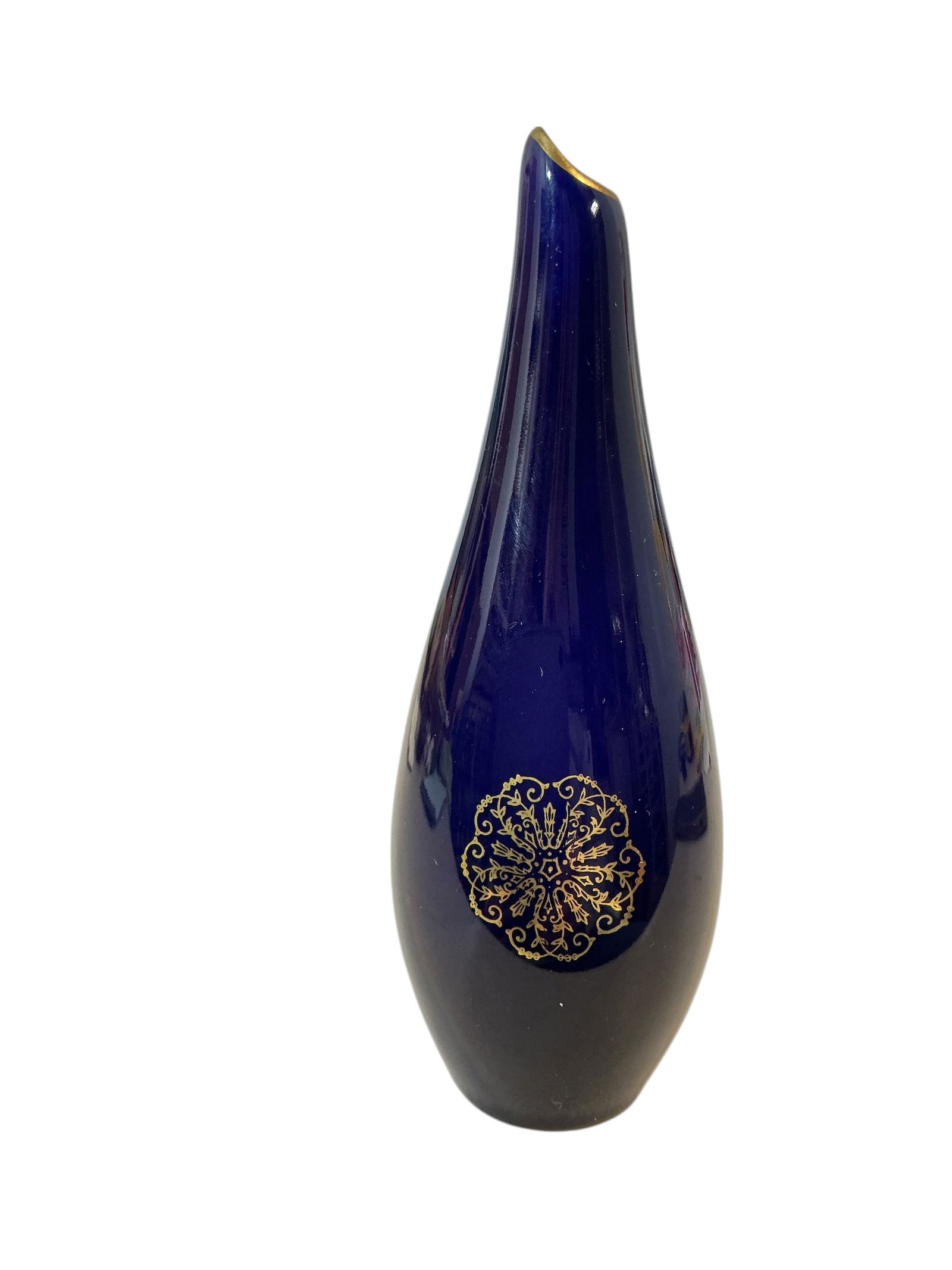 Hutschenreuther Cobalt Porcelain Bud Vase (1 of 4)