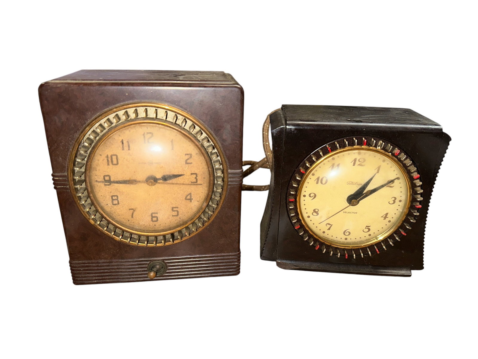 Two Vintage Timer Switch Clocks Telechron & General Electric (1 of 6)