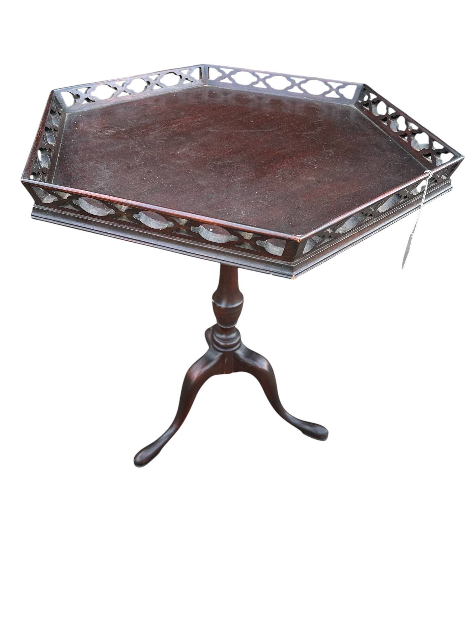 John Stuart Inc Hexagonal Entryway/TEA Table - 2