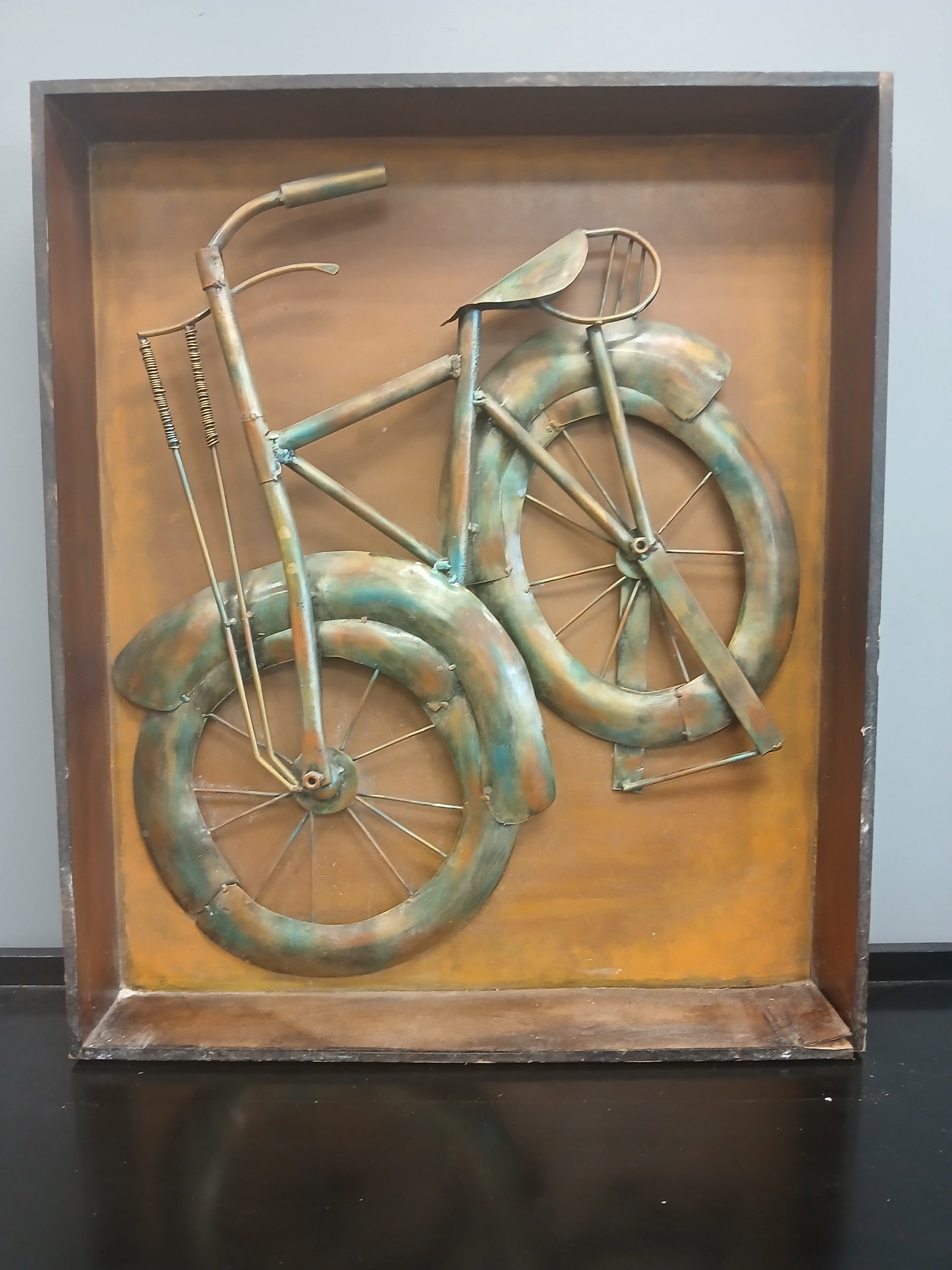 Whimsical Brass Bike Art (1 of 4)