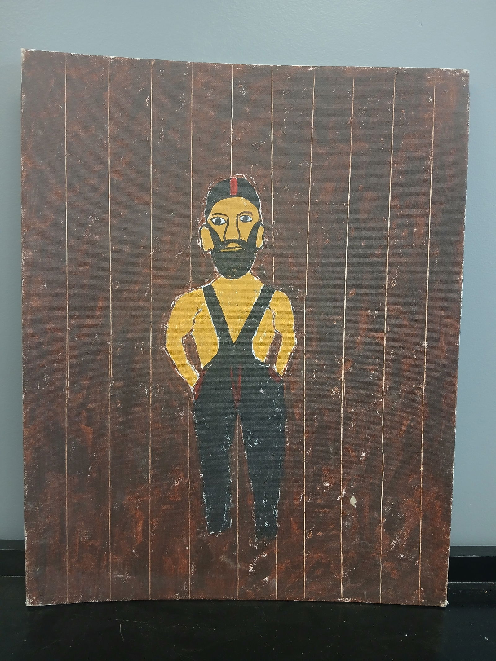 Original Outsider Art by Earl Swanigan listed artist from Hudson N.Y. (1 of 4)