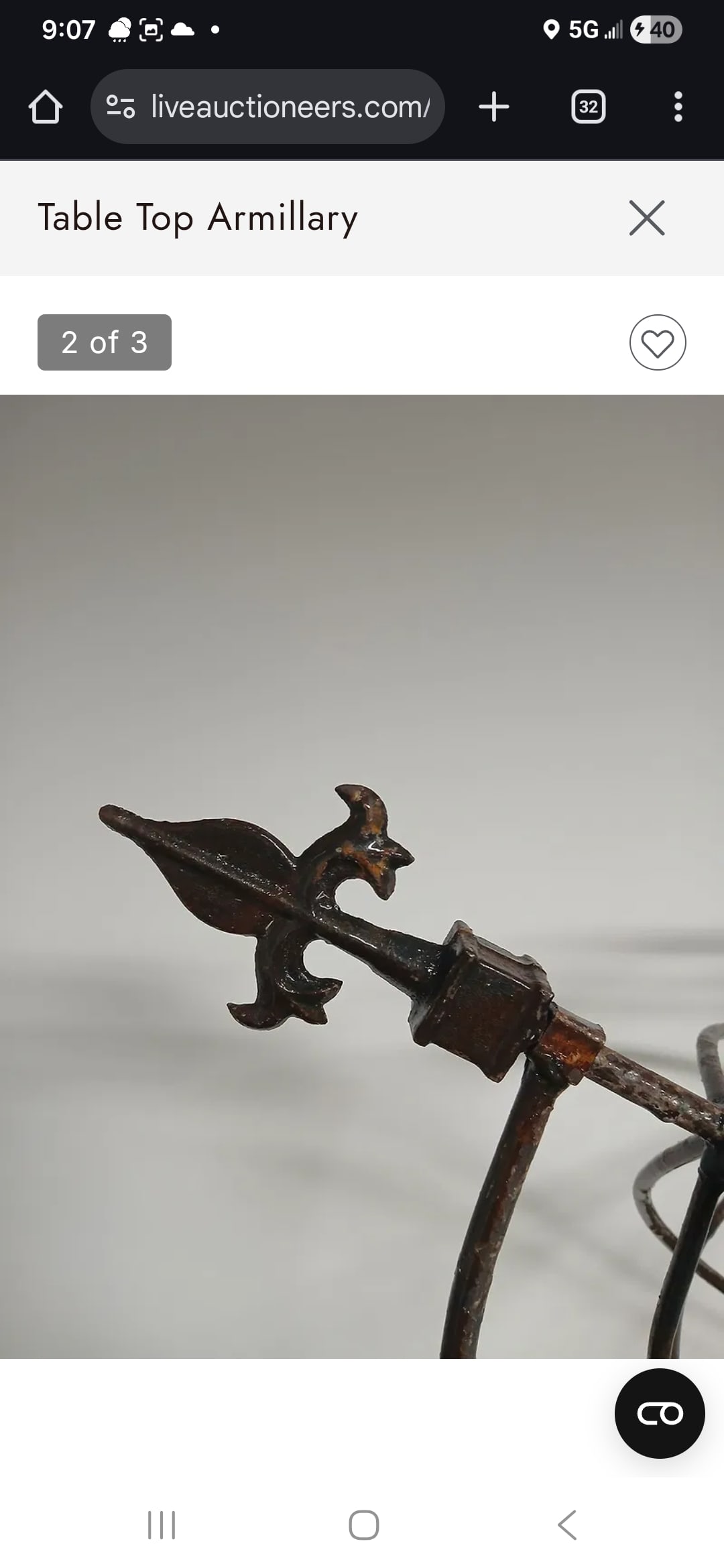 Table top armillary - 2