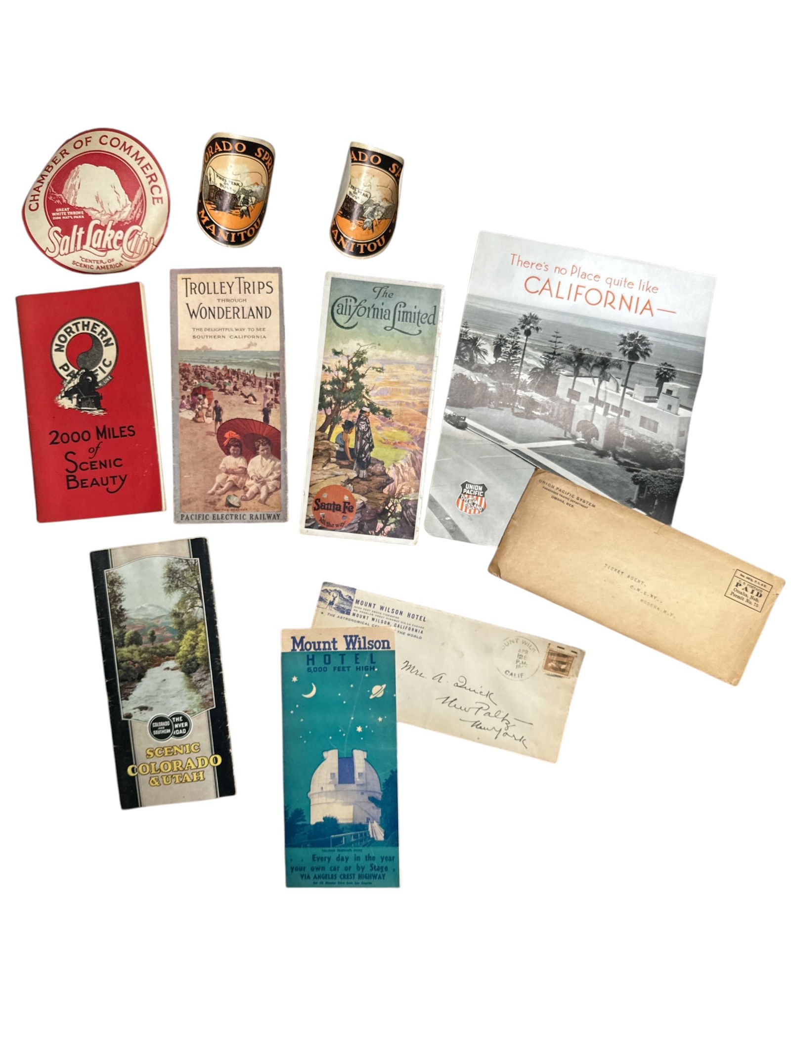 Ephemera: Travel Railroad Western United States (1 of 7)