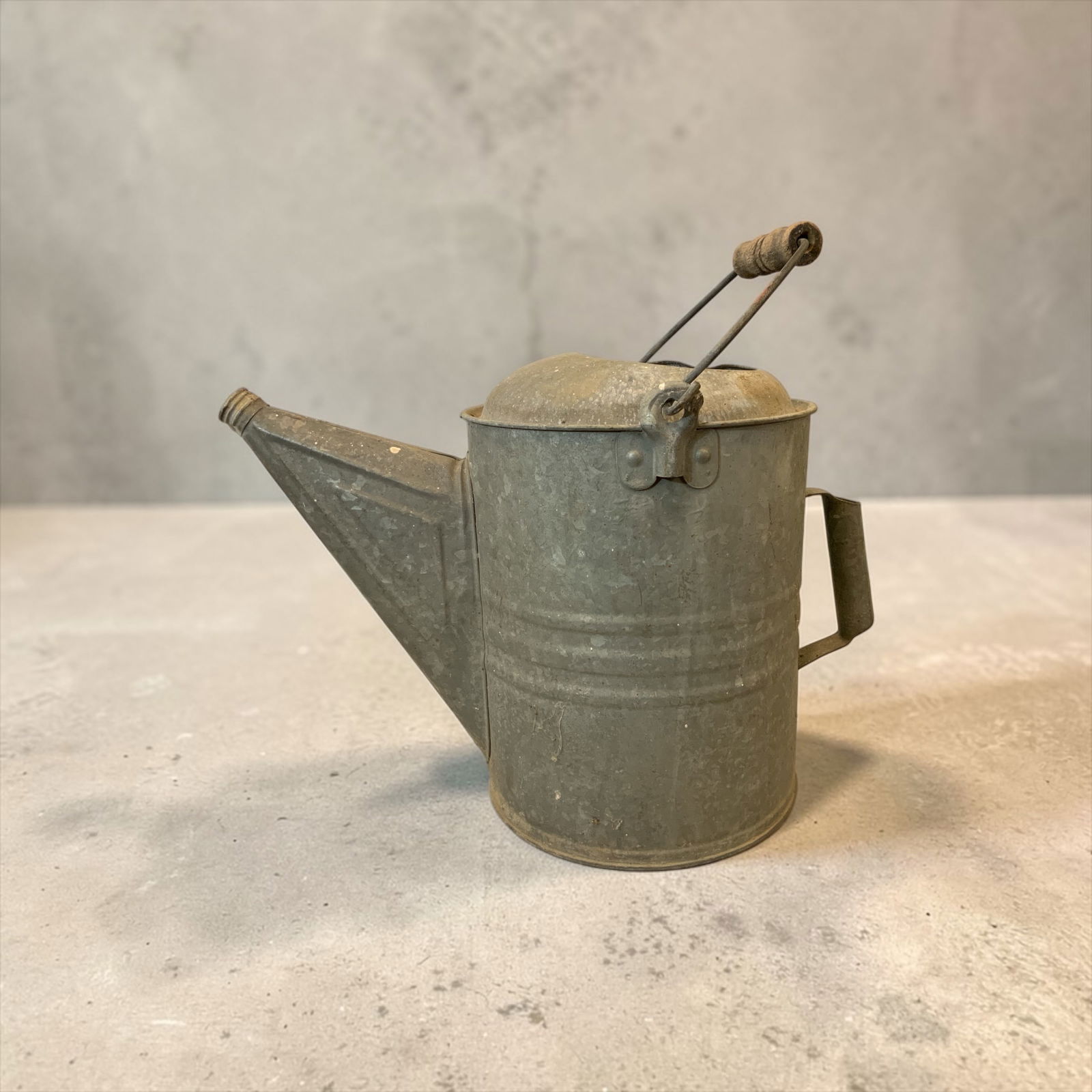 Vintage Galvanized Watering Can (1 of 5)
