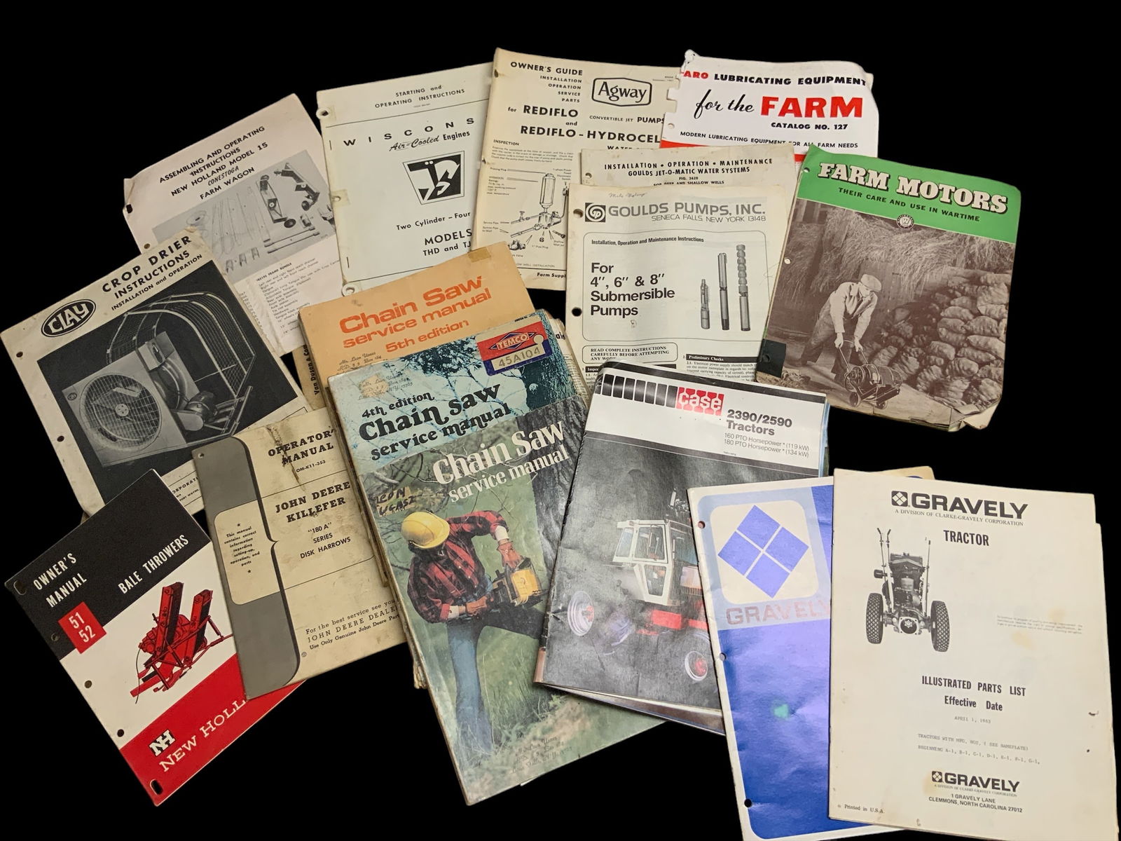 Ephemera: Tractors Pumps Farm Equipment Chain Saws (1 of 4)
