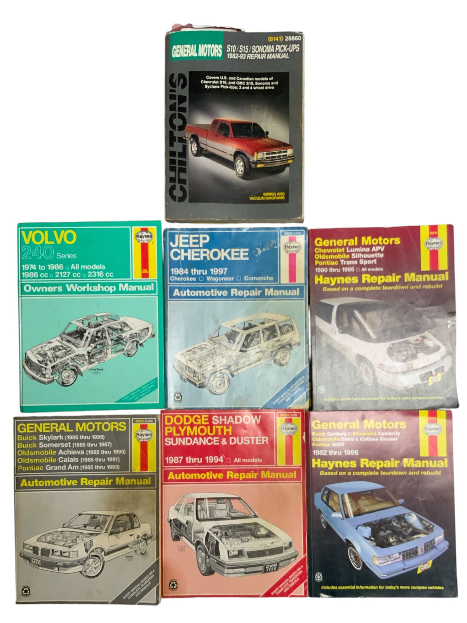 Auto Repair Haynes Chilton's General Motors Jeep Volvo (1 of 1)
