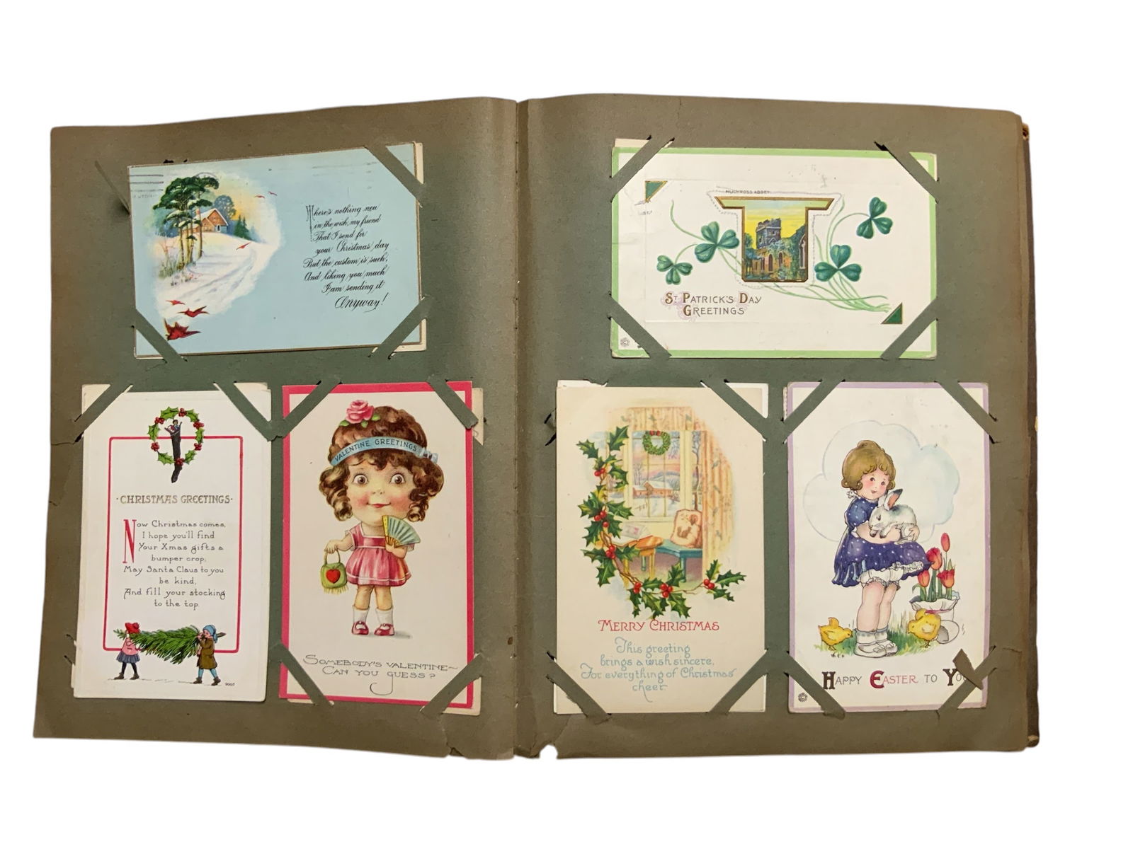 Antique Postcard Album Early 1900s 100+ cards (1 of 20)