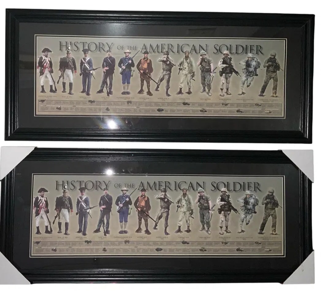 (2) Framed History of the American soldiers (1 of 2)