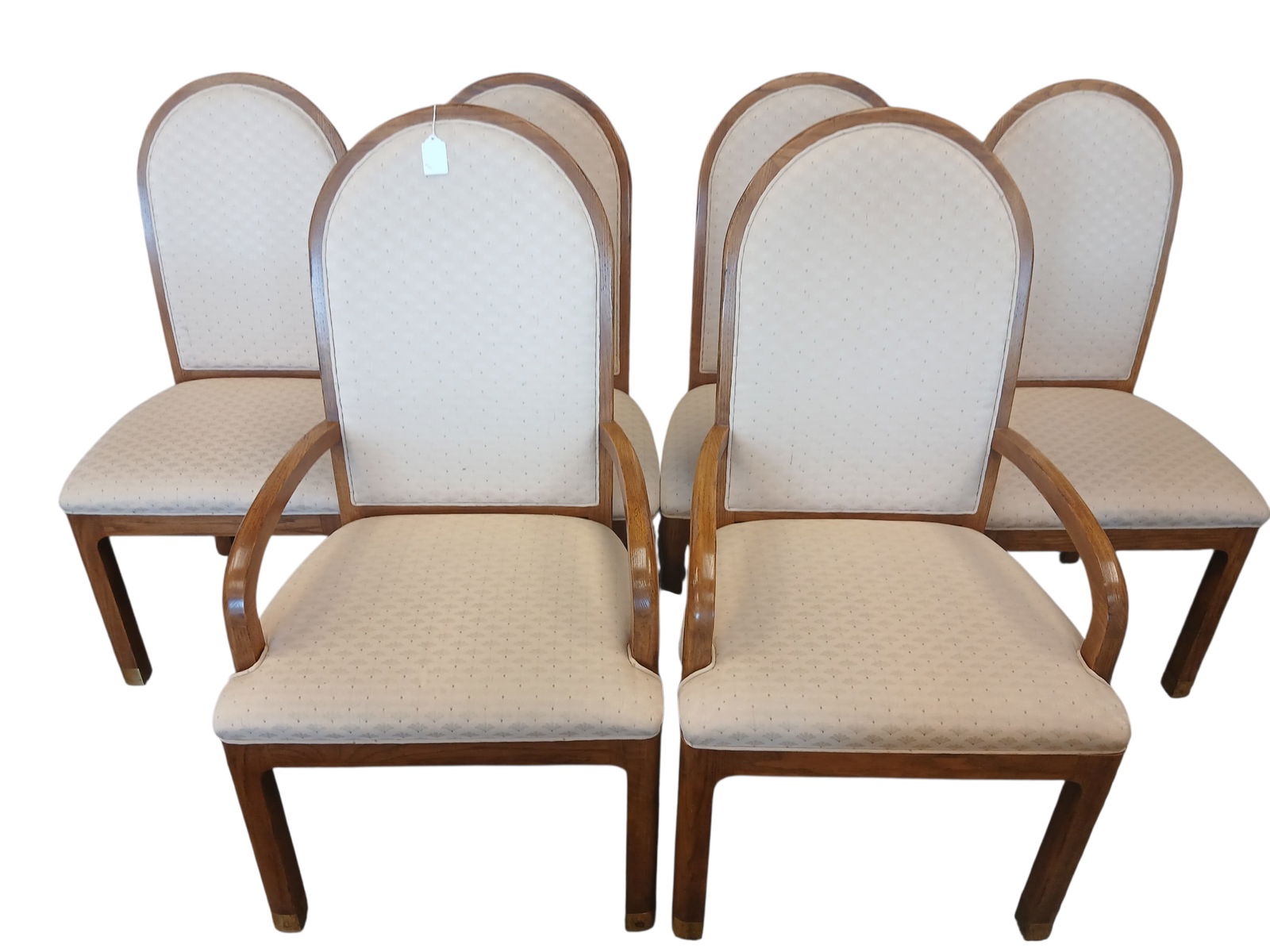 Set of (6) Henredon upolstered dinning chairs (1 of 6)