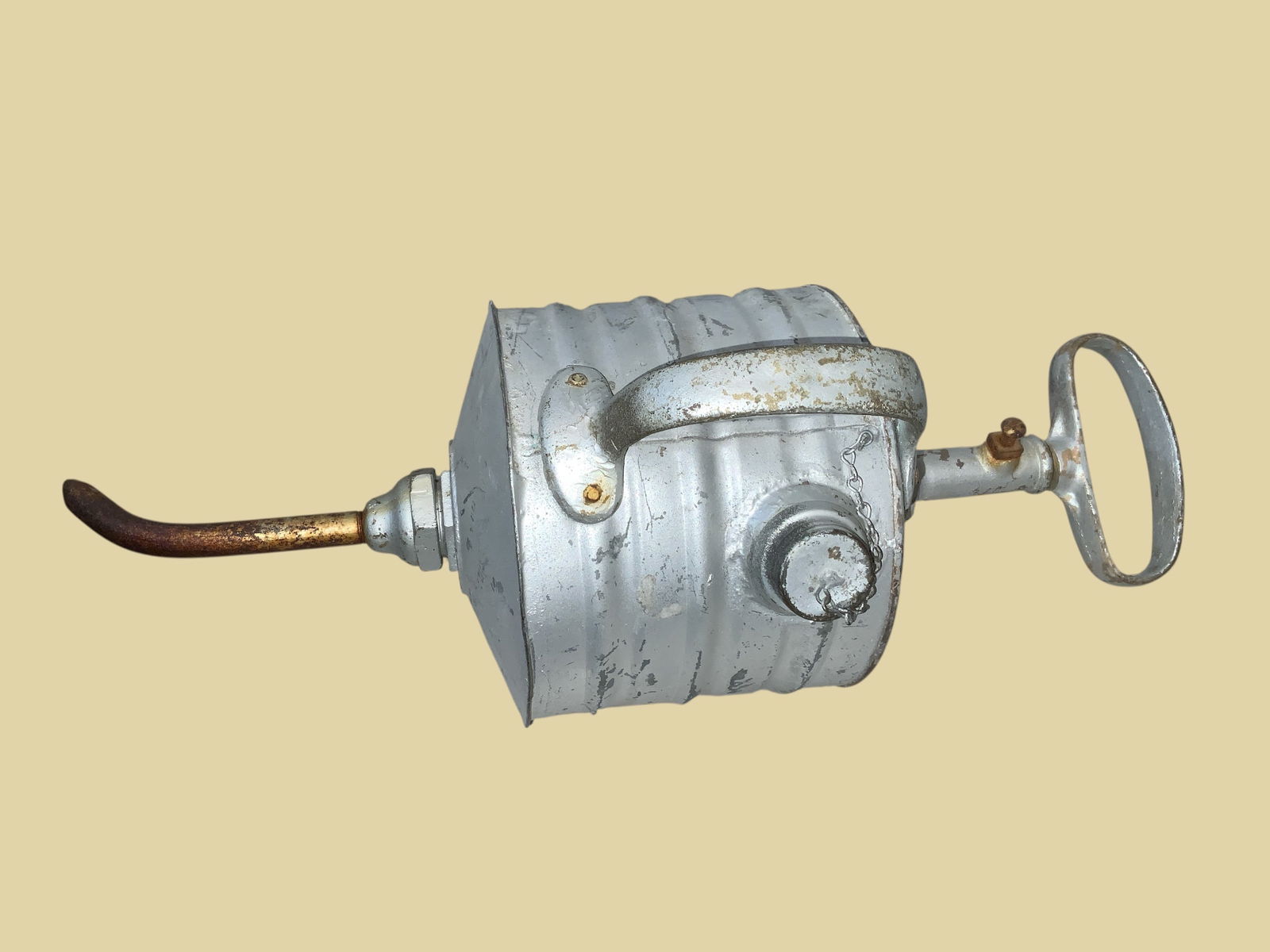 Vintage IMPROVED TORMAY OILER The Ironsides Company 3/4gal industrial railroad (1 of 5)