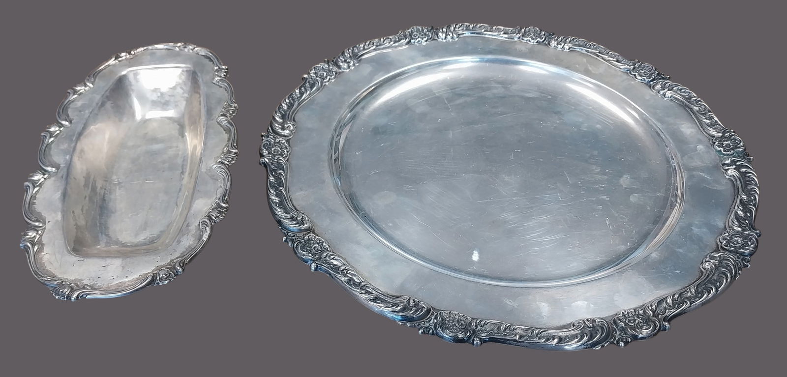 38.8 Troy Oz Streling Silver Trays (1 of 4)