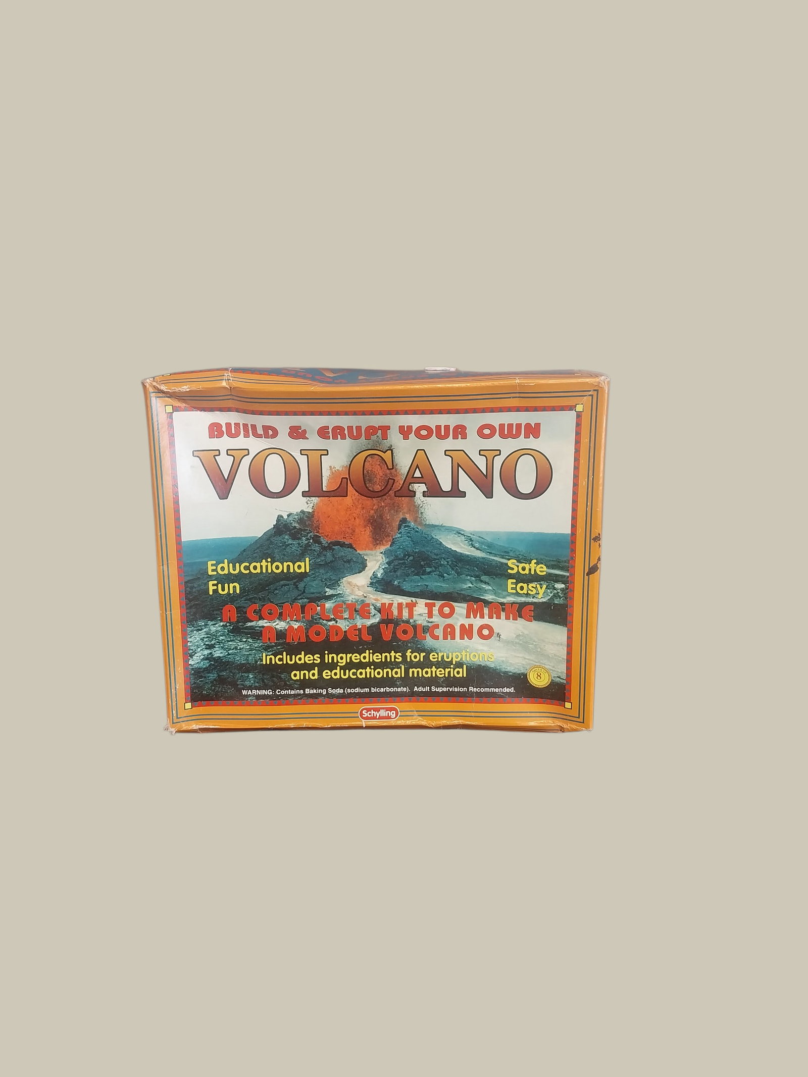Vintage Schylling Volcano Kit unopened: Vintage Schylling Volcano Kit unopened original box. Box dose have ware from being stored. Box is sealed.================================= PLEASE READ =============================Shipping for this lo