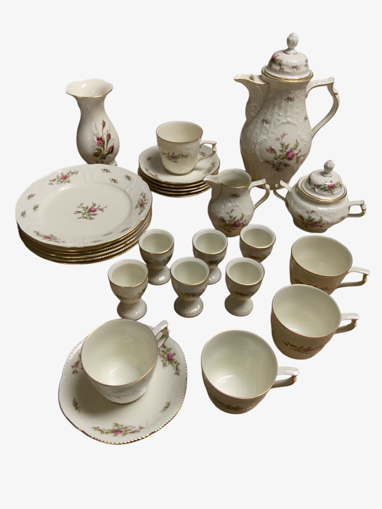 27pc Classic Rose Breakfast Set by Rosenthal Germany (1 of 4)