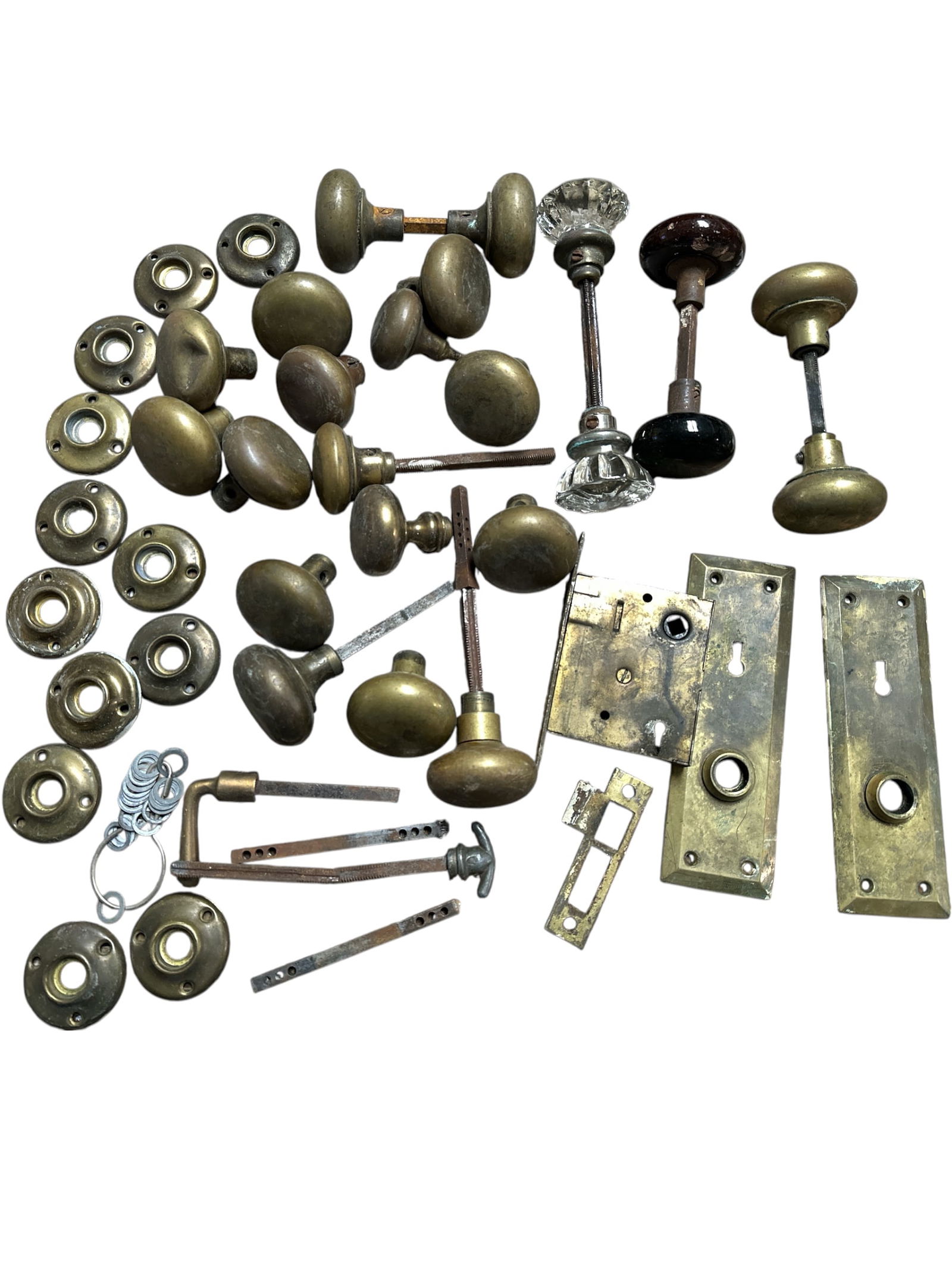 Vintage Door Knobs and Hardware: Vintage Door Knobs and Hardware. ================================= PLEASE READ =============================Shipping for this lot is available ONLY THROUGH LIVESHIPPING. We advise all bidders to obtai