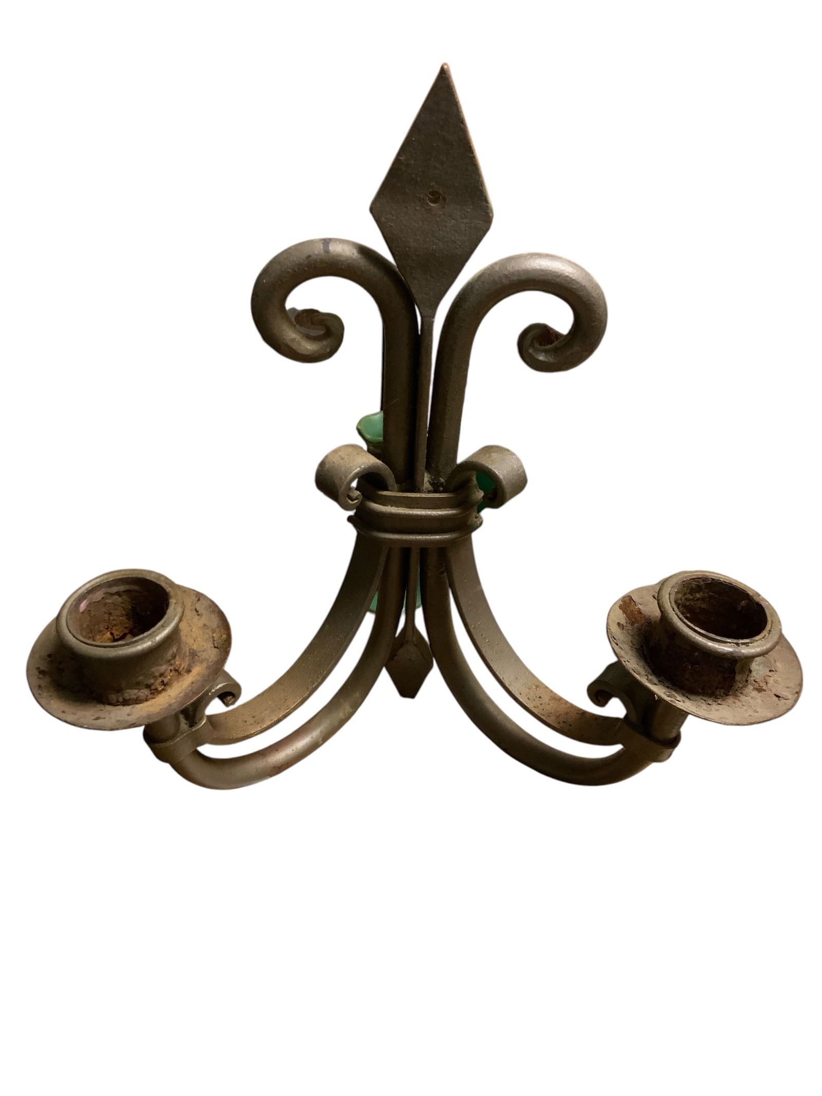 Heavy Metal 2-candle Wall Sconce (1 of 4)