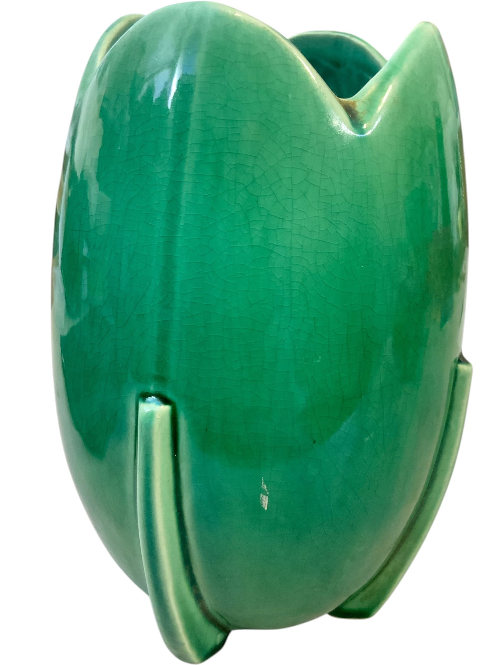 Art Deco Style McCoy "Tulip Vase" in the Green (1 of 6)