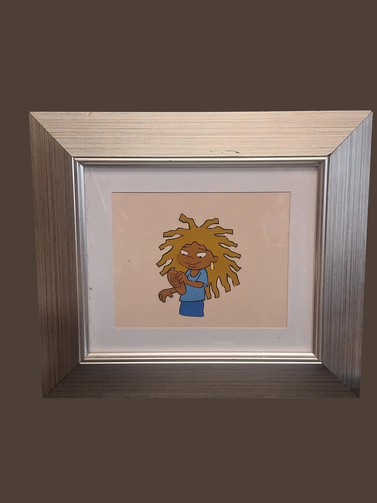 Animation Cell From HBO Happily Ever After Cartoon: Animation Cell From HBO Happily Ever After Cartoon in good condition Framed Matted and Underglass. Water stain on the Mat as pictured. 22 inches wide 20 inches tall.================================= P