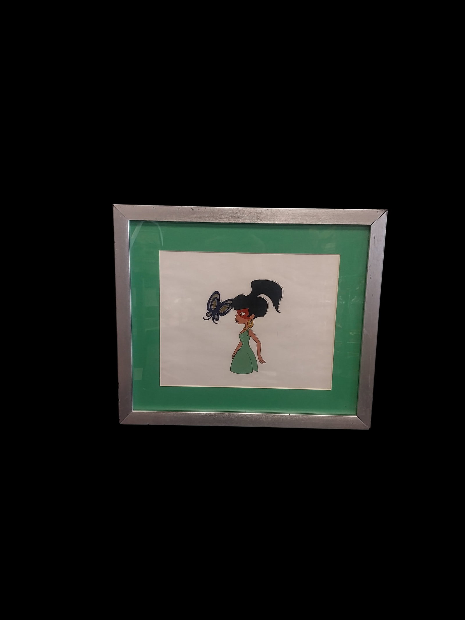 Animation Cell of Thumbelina from HBO ' s Happily Ever After: Fairy Tales for Every Child.: Animation Cell of Thumbelina from HBO ' s Happily Ever After: Fairy Tales for Every Child. measures 17.5 inches wide and 15 inches tall.================================= PLEASE READ ==================