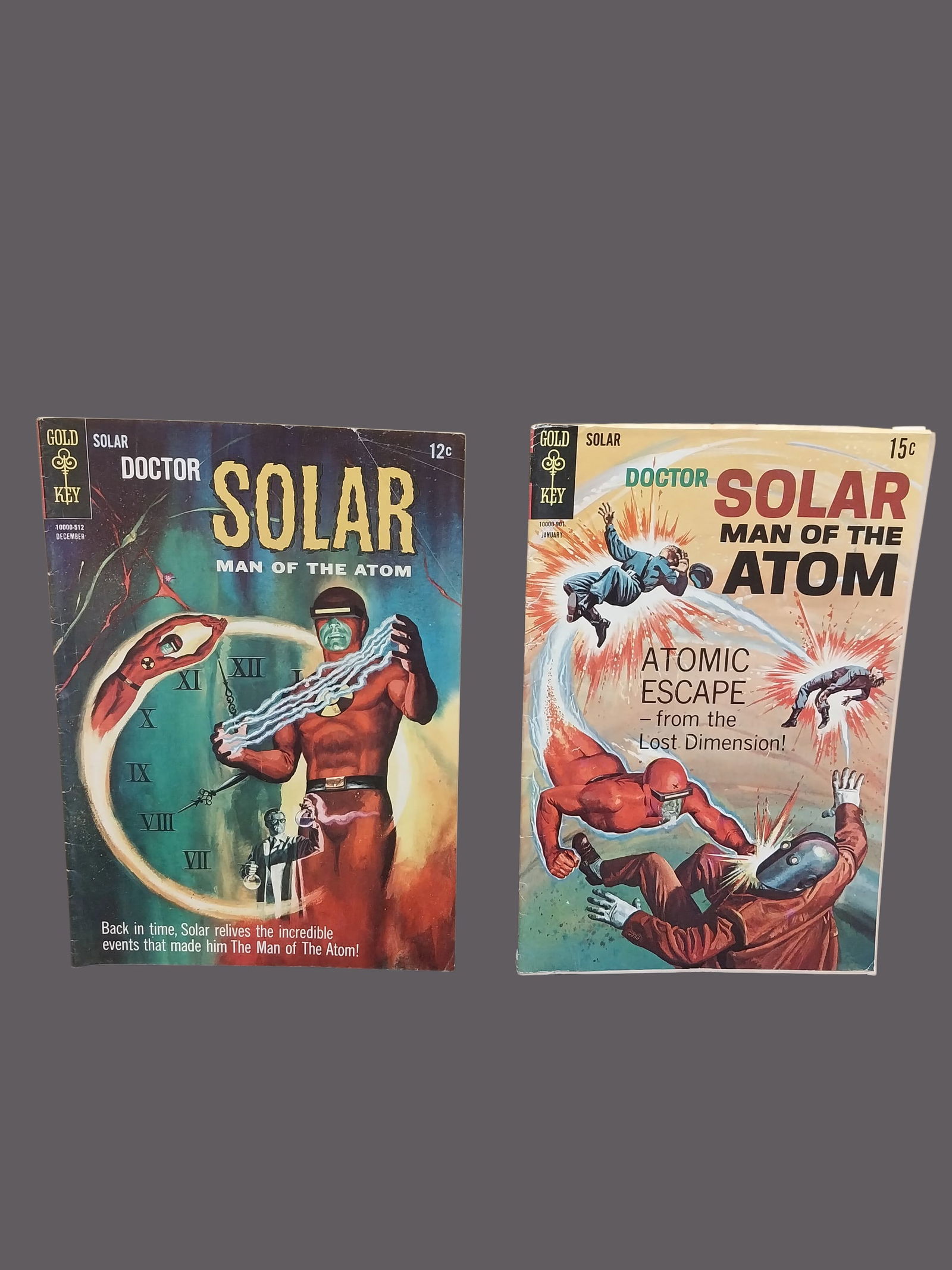 Collection of 2 Gold Key Doctor Solar Comics numbers 26, and 15: Collection of 2 Gold Key Doctor Solar Comics numbers 26, and 15 both in good condition.================================= PLEASE READ =============================Shipping for this lot is available ONL