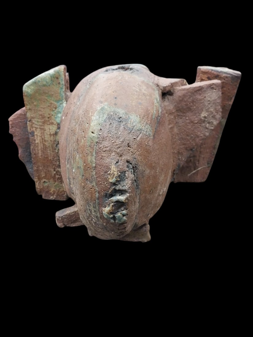 Terracotta Sculpture: Terracotta Sculpture unsigned in good condition 12 inches wide and 20 inches tall and 12 inches long. ==================PLEASE READ===================Shipping for this lot is available ONLY THROUGH LI