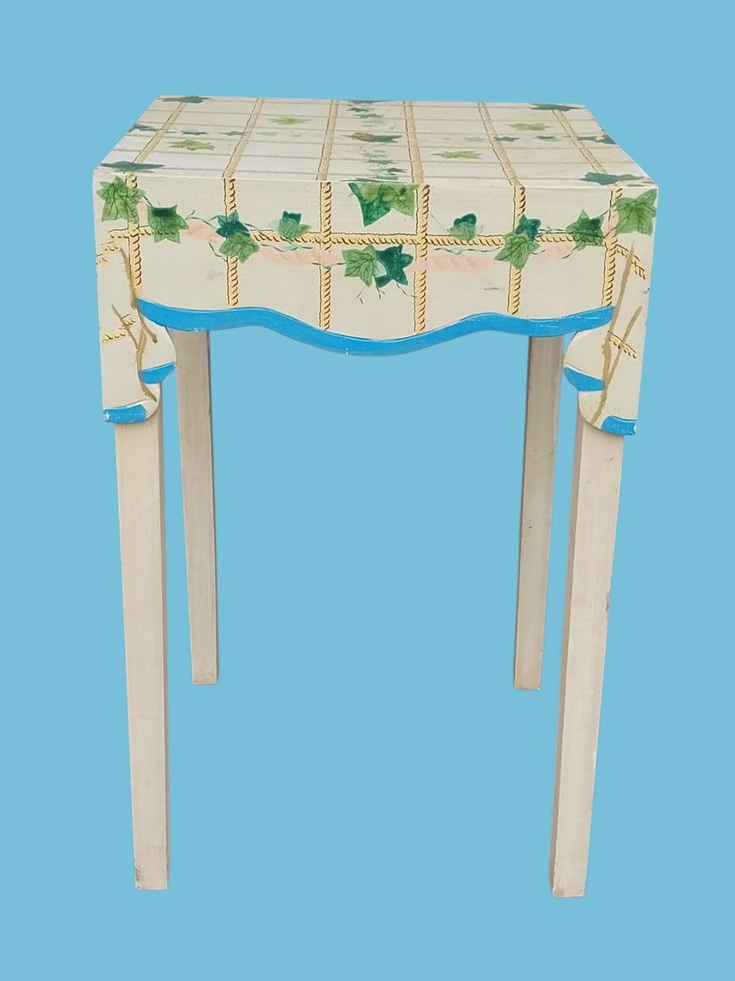 Makenzie Child's Paint Decorated Stand (1 of 4)